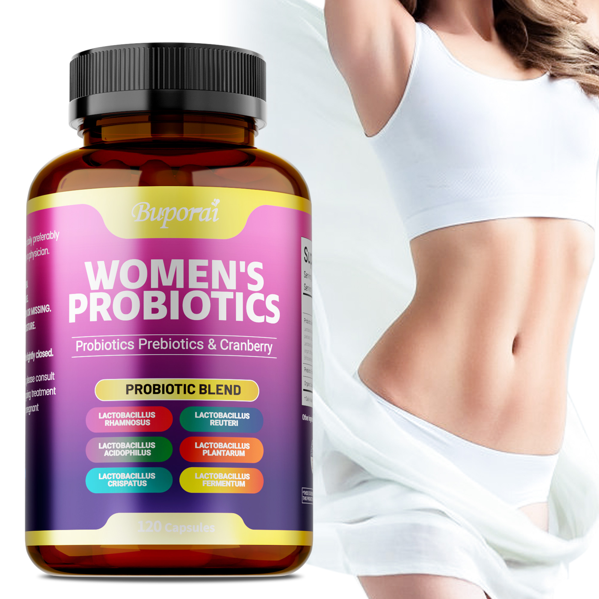 Probiotics Women Health - Women's Probiotics - Nourishes Digestive System,