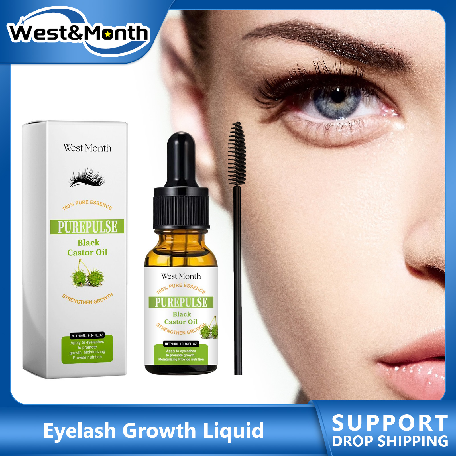 Lifted Nutrition & Fitness Reviews - Eyelash Growth Liquid Enlarge Eyebrow Longer