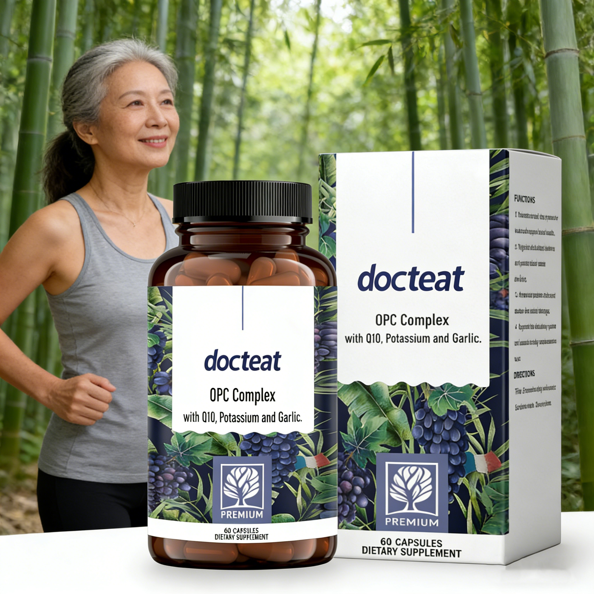 Nutrition Fitness Supplements - DOCTEAT Cardiovascular Health Capsules Maintain Heart