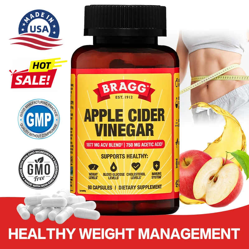 Apple Cider Vinegar Pill - Bragg Apple Cider Vinegar - Vitamin