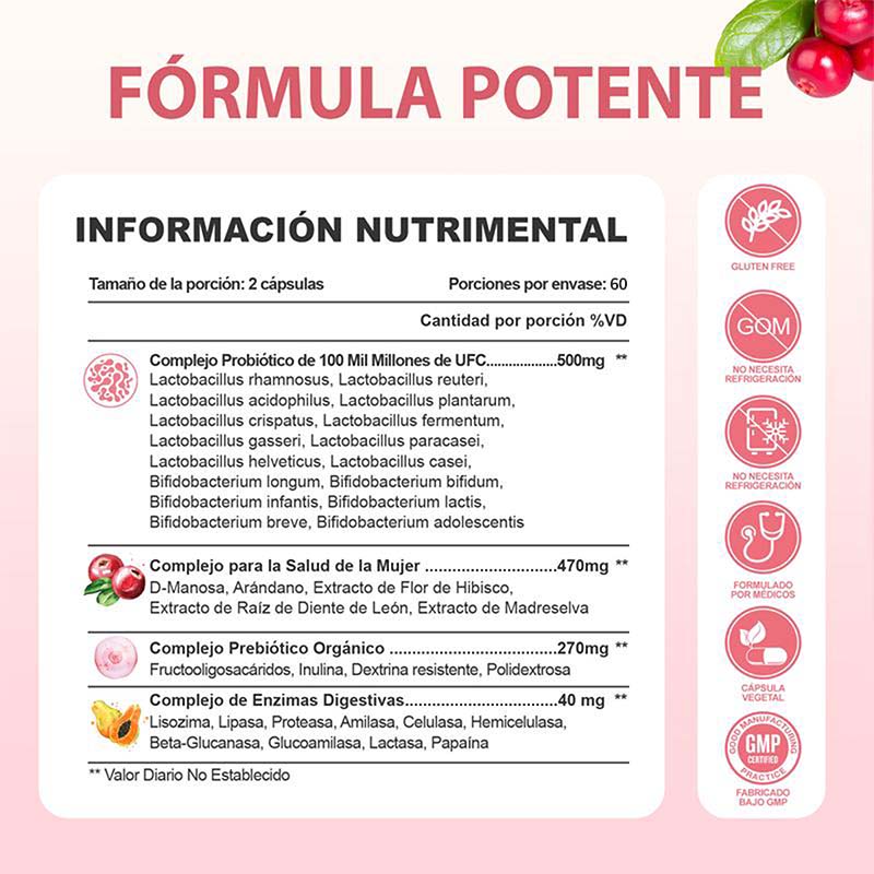 PROBIOTICOS MUJER Capsules - S – Probiotics Women Health recenzja i cena