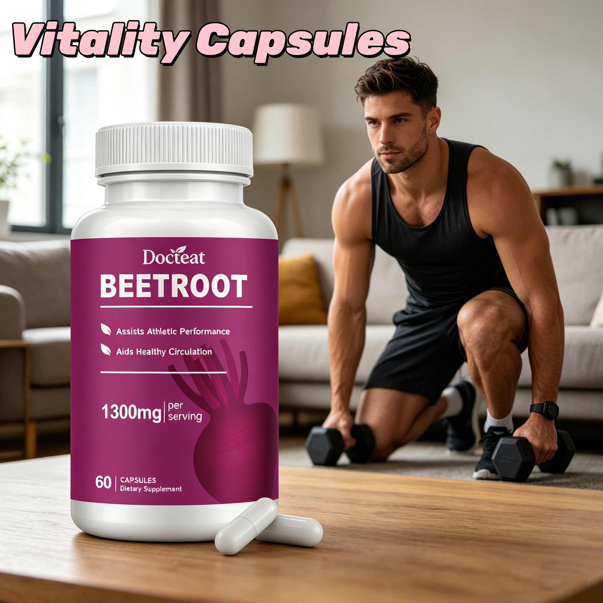 Organic Beetroot Capsules Enha – Nutrition Physical Fitness recenzja i cena