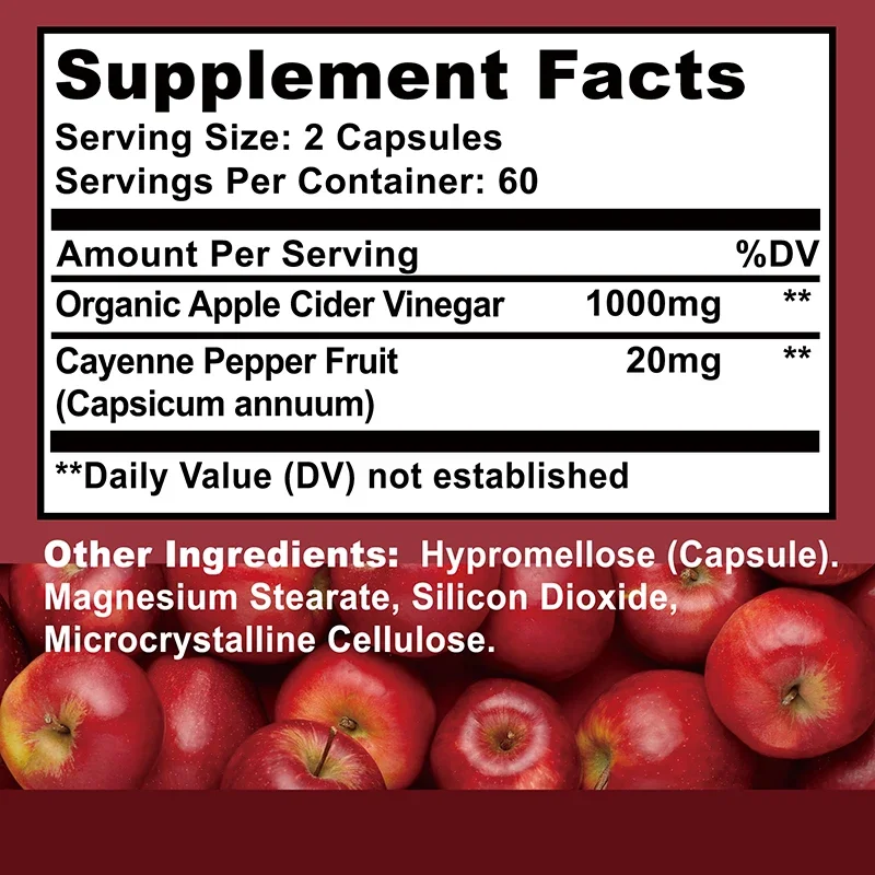 Apple Cider Vinegar - Healthy  – Apple Cider Vinegar Pill recenzja i cena