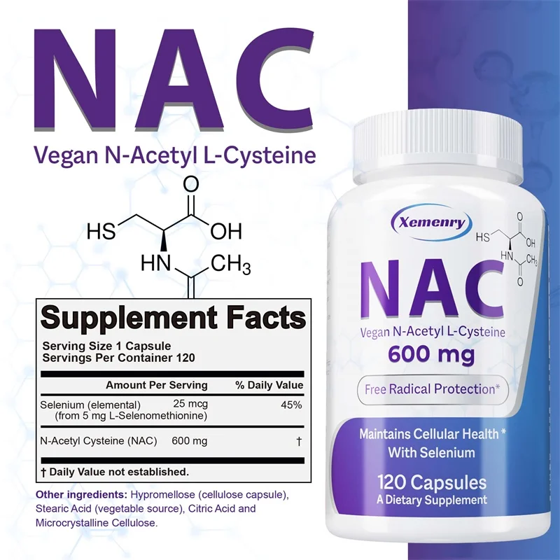 NAC Capsules 600mg - Support S – Nac N Acetyl Cysteine recenzja i cena