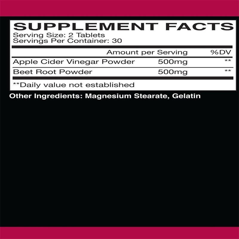 Apple Cider Vinegar+beetroot C – Apple Cider Vinegar Pill recenzja i cena