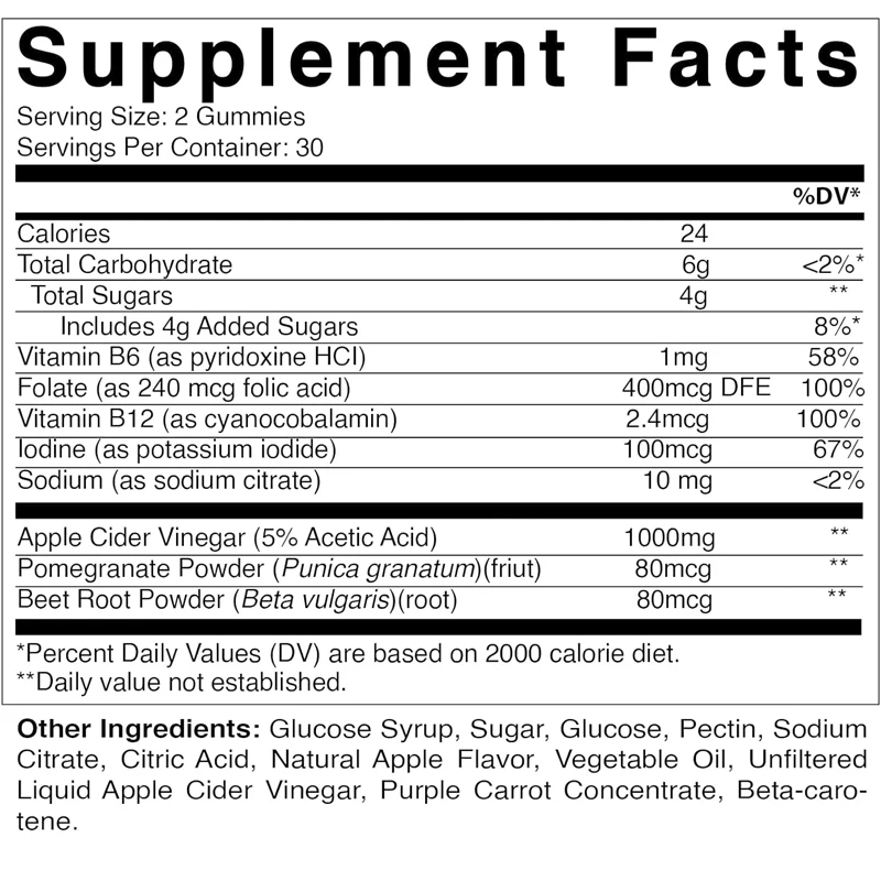 Apple Cider Vinegar Gummies -6 – Apple Cider Vinegar Pill recenzja i cena