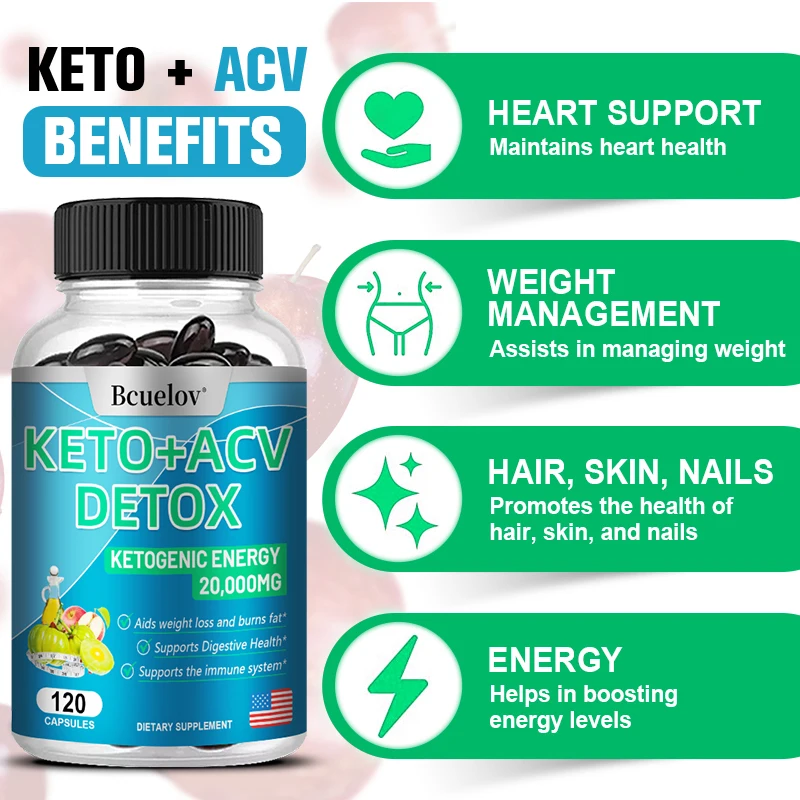 Bcuelov 100% Natural and Organ – Apple Cider Vinegar Pill recenzja i cena