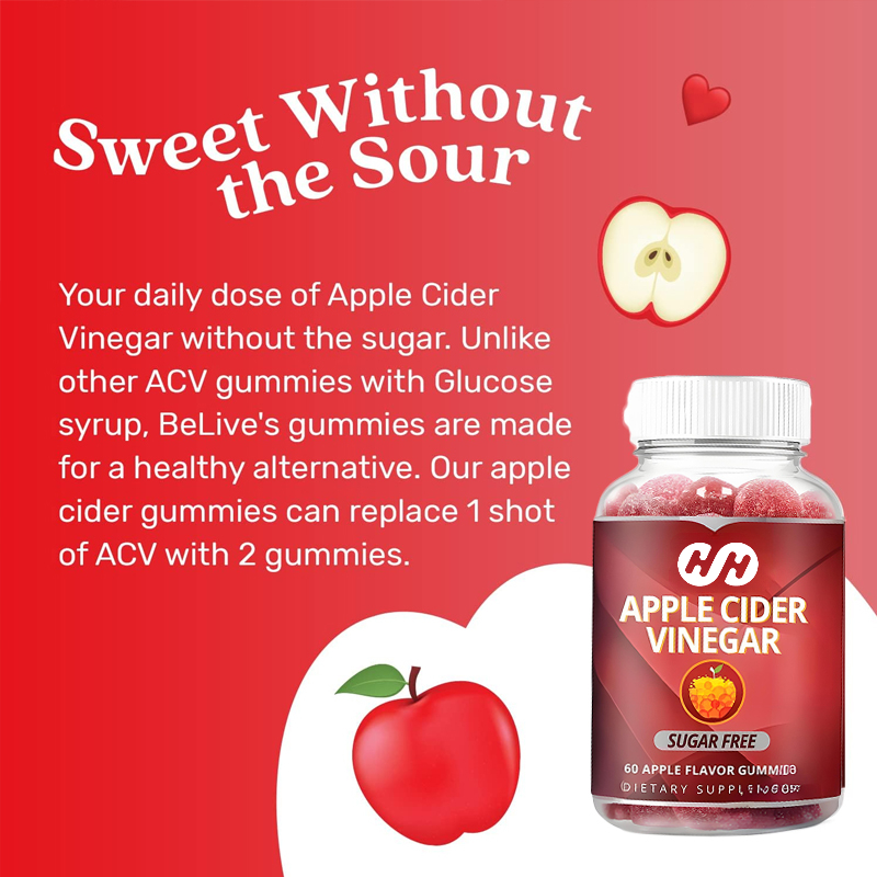 60 Apple Cider Vinegar Gummies – Apple Cider Vinegar Pill recenzja i cena