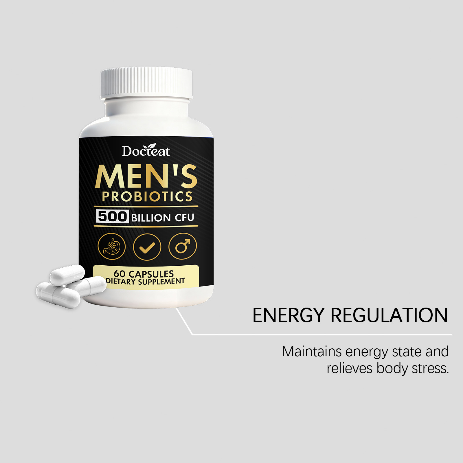 GOOGEER Men's Health Capsules  – Nutrition Fitness Supplements recenzja i cena
