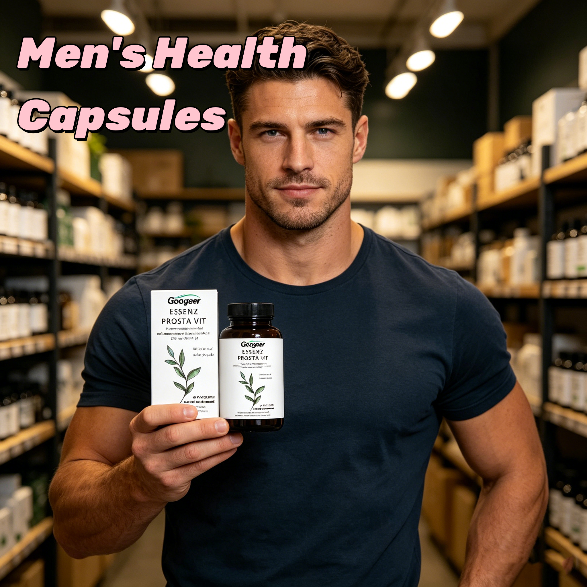 GOOGEER Men's Health Capsules  – Nutrition Fitness Supplements recenzja i cena