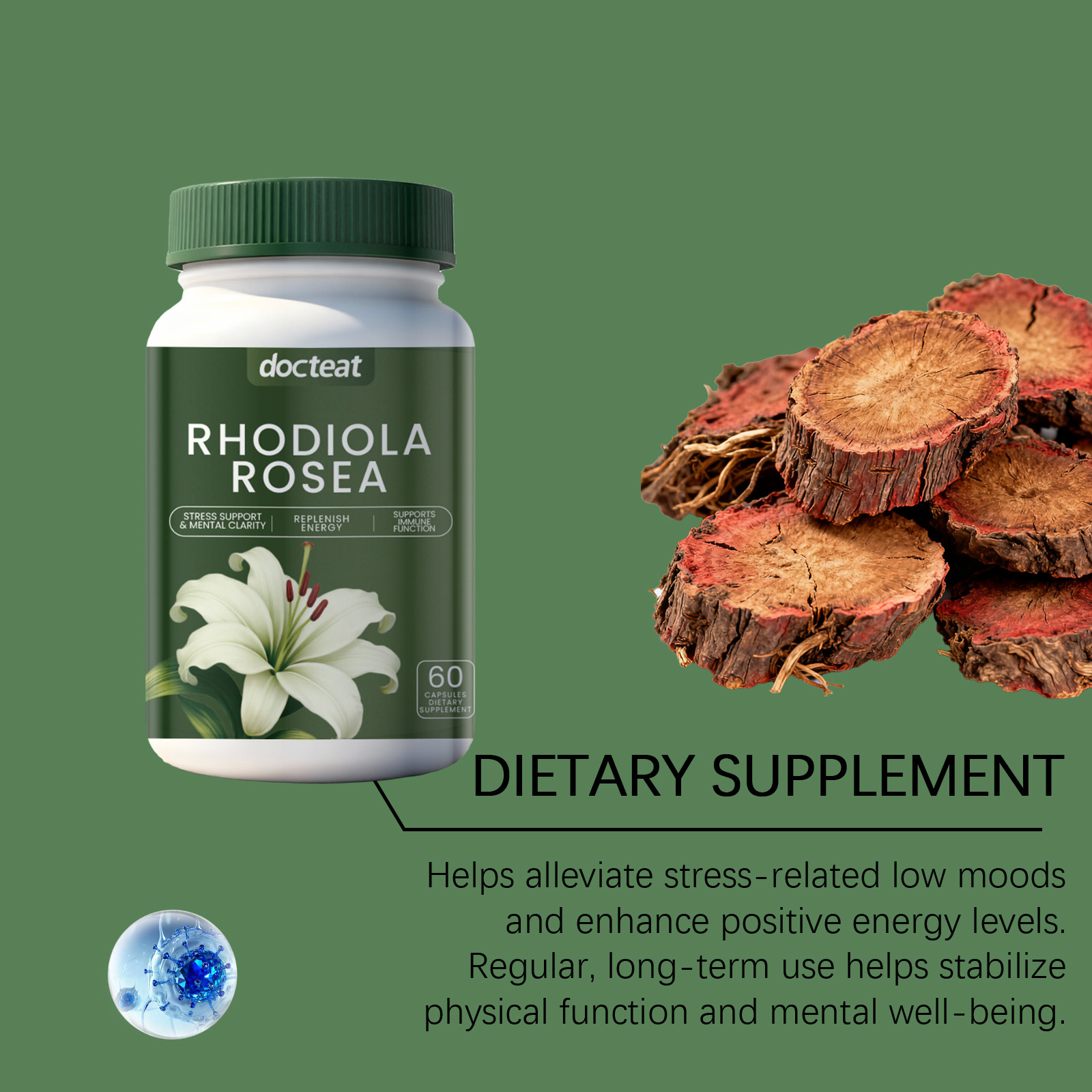 DOCTEAT Men's Health Capsules  – Nutrition Fitness Supplements recenzja i cena