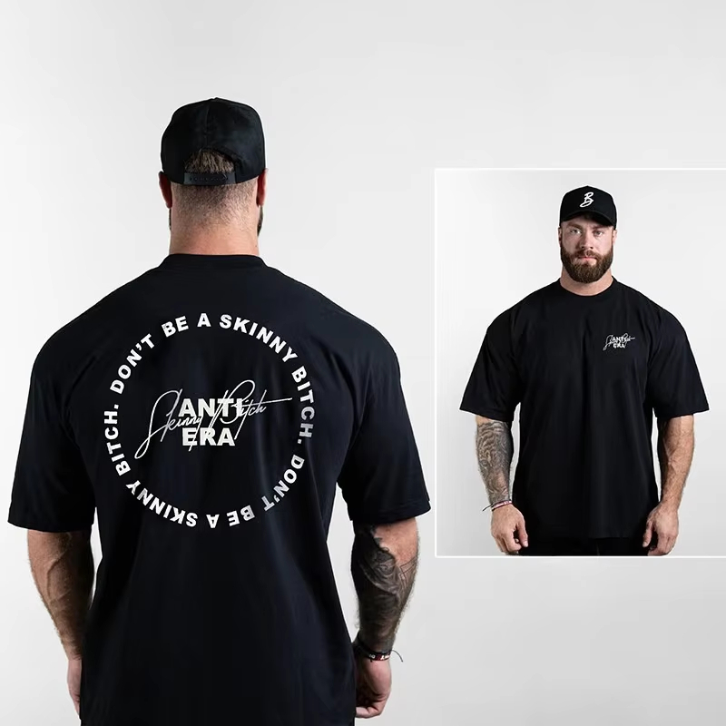 Men's Neutral Tone Gym T-Shirt – Nutrition Fitness Gym recenzja i cena