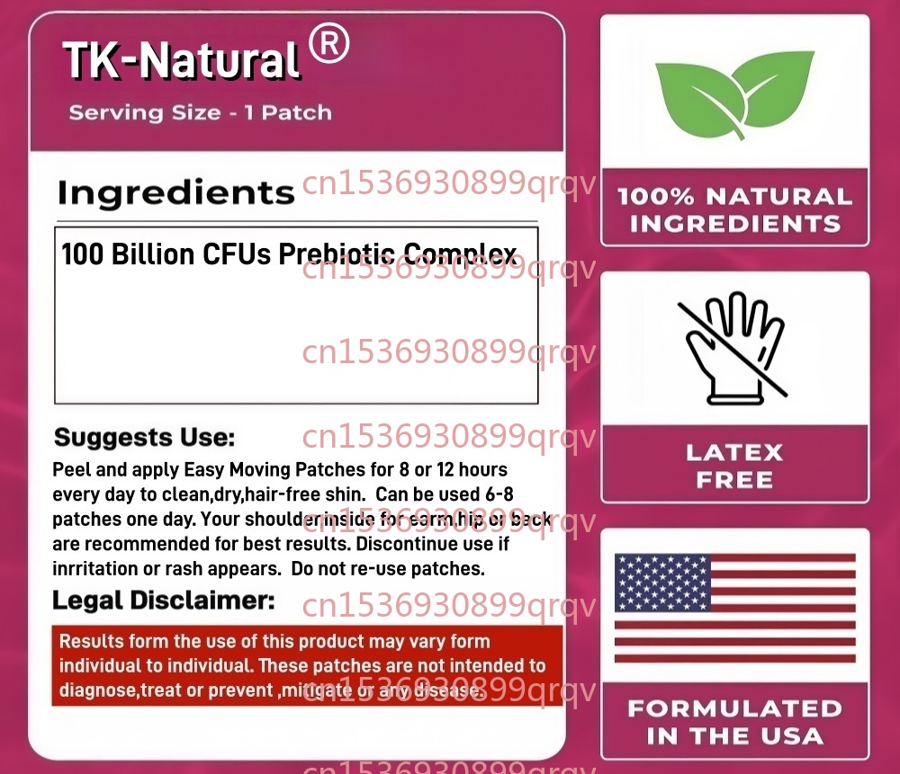 30 Patches Probiotics Transder – Probiotics Women Health recenzja i cena