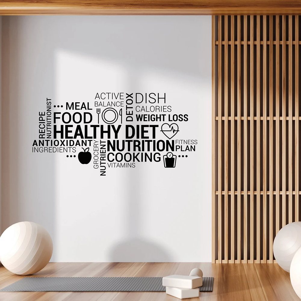 Inspiring Healthy Eating Vinyl – Nutrition Fitness Gym recenzja i cena